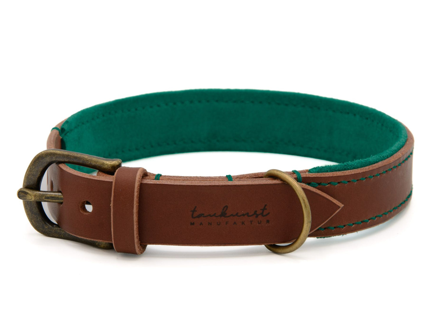 Lederhalsband 'Wildfang' Braun