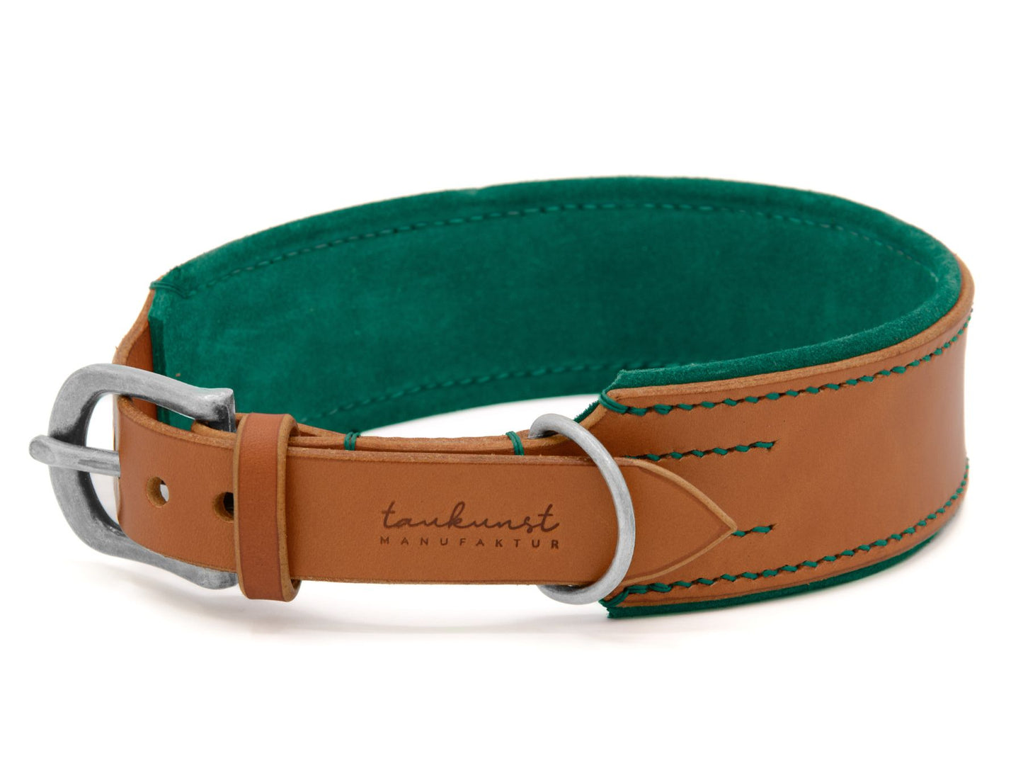 Lederhalsband 'Wildfang' Cognac