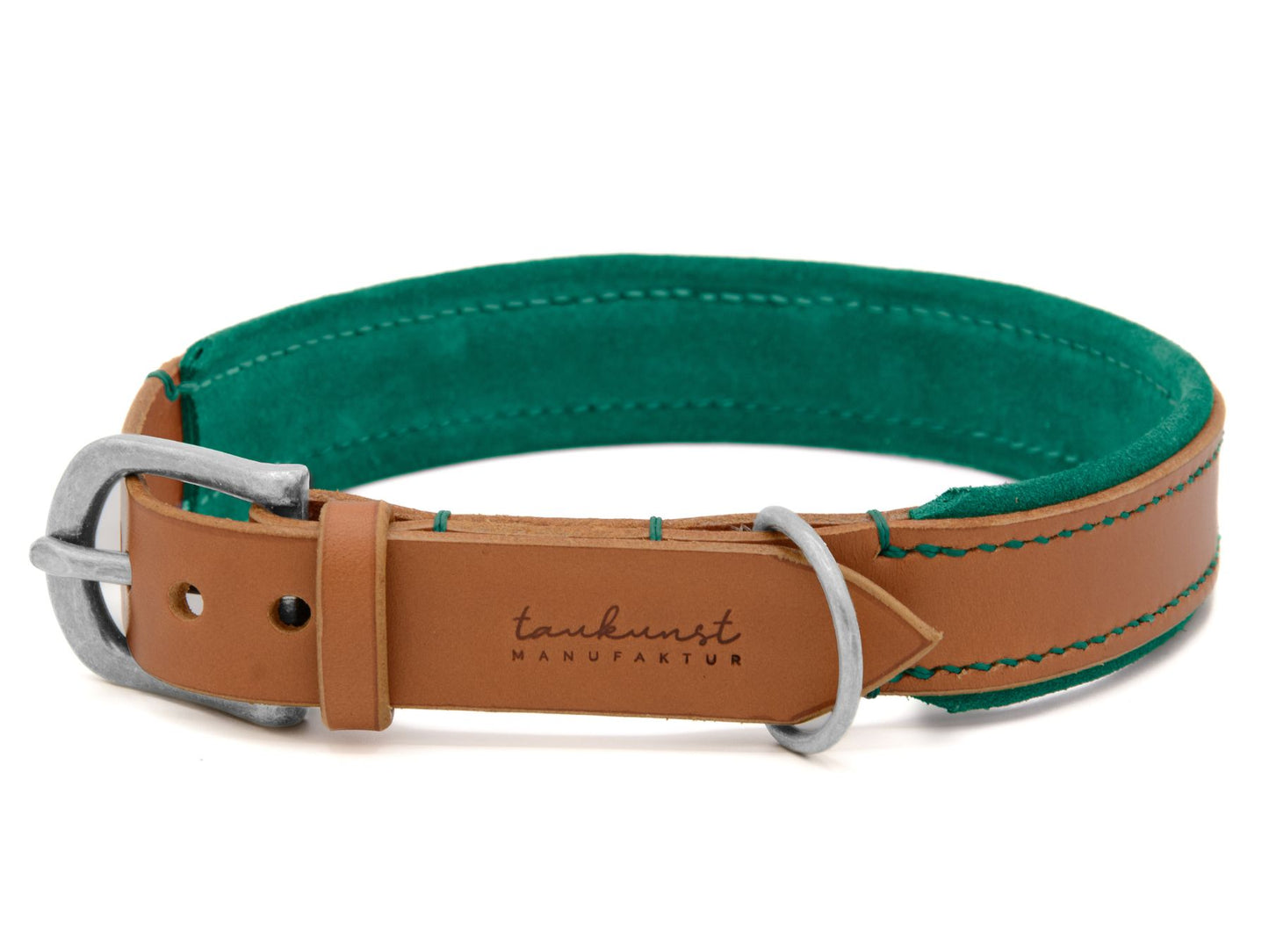 Lederhalsband 'Wildfang' Cognac
