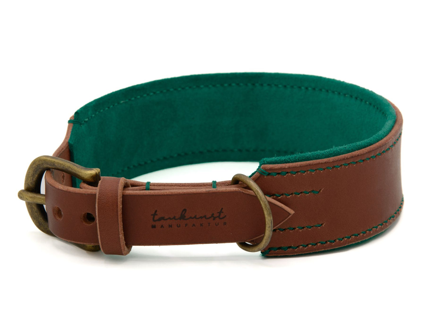 Lederhalsband 'Wildfang' Braun
