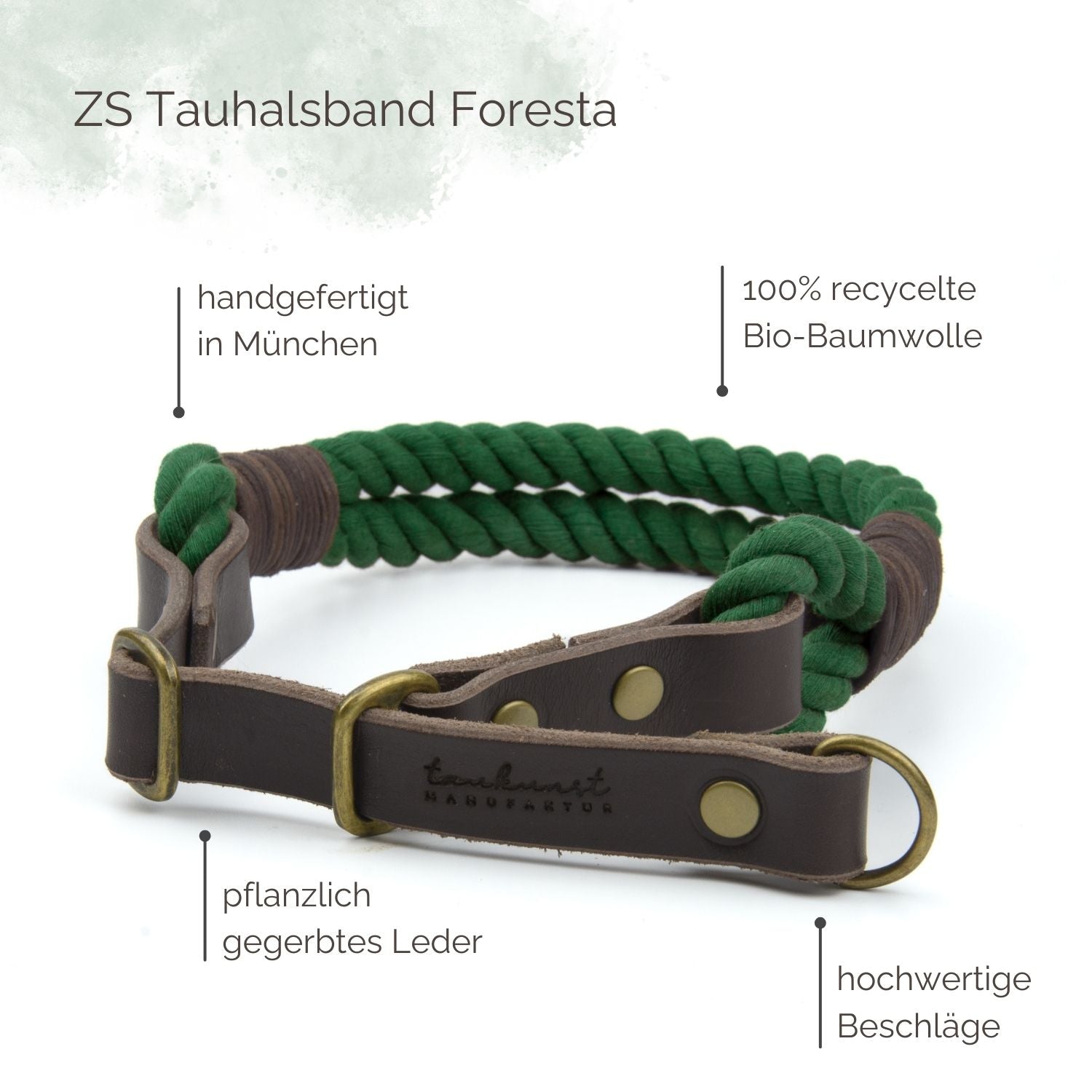 Zugstopp Tauhalsband Foresta für Hunde Highlights