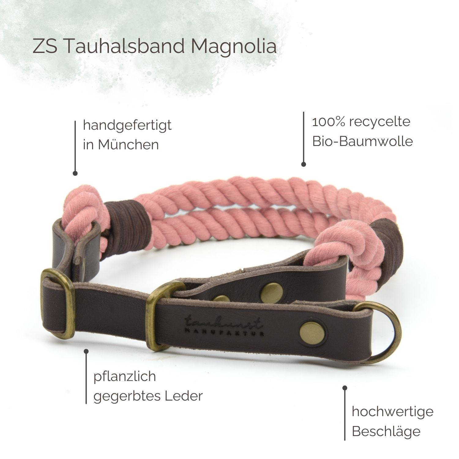 Zugstopp Tauhalsband Magnolia für Hunde