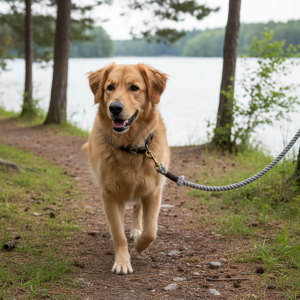 Tauhalsband 'Ahoi' Grau
