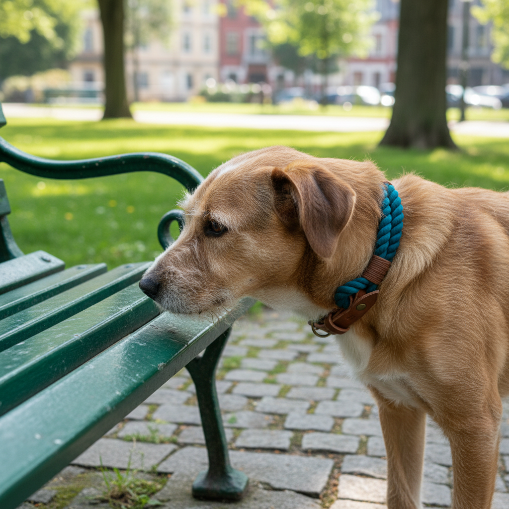 Tauhalsband 'Ahoi‘ Petrol