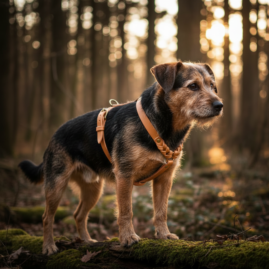 Ledergeschirr 'Waldstreuner' Cognac