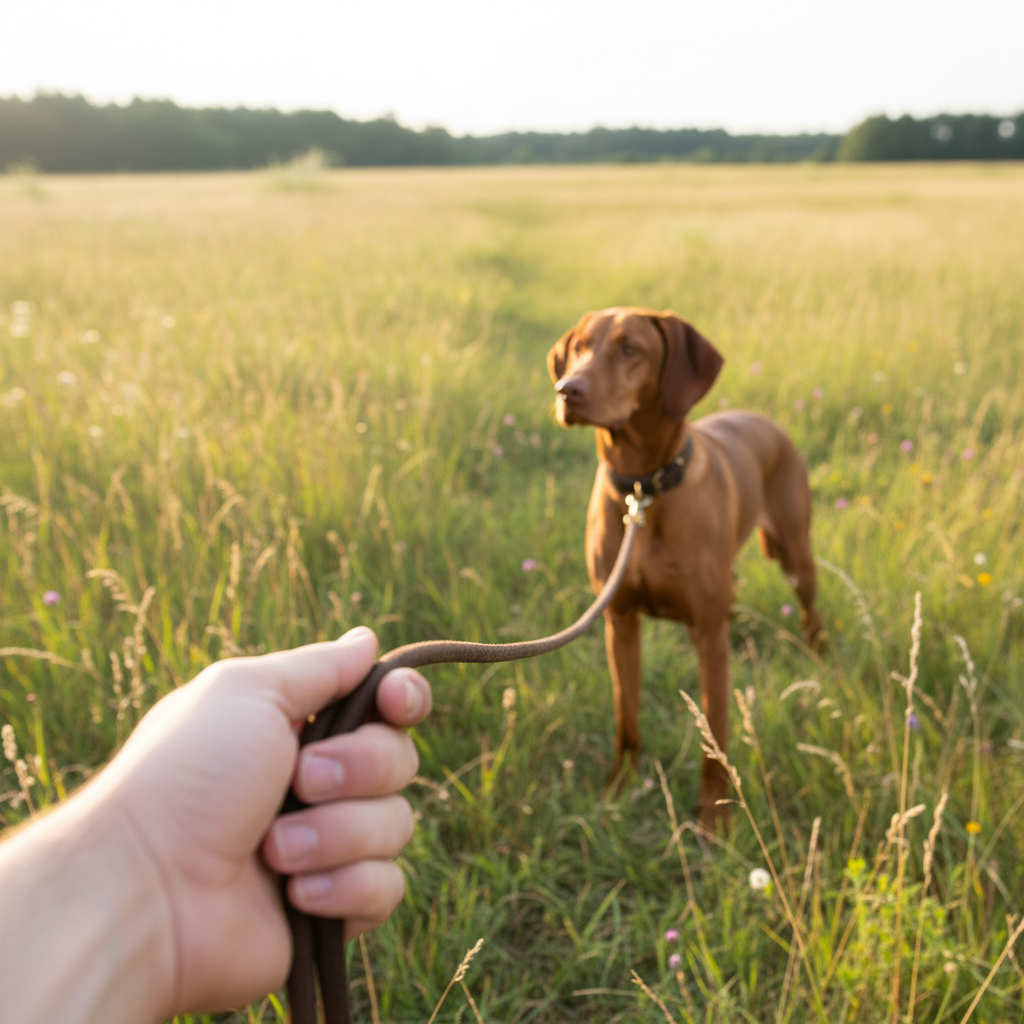 Schleppleine 'Schnüffelstrick' Dunkelbraun